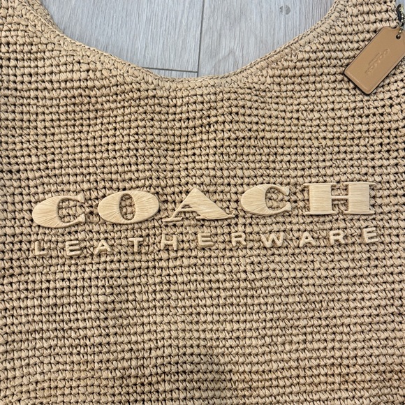 Coach Natural Woven Shoulder Bag - Picture 5 of 8